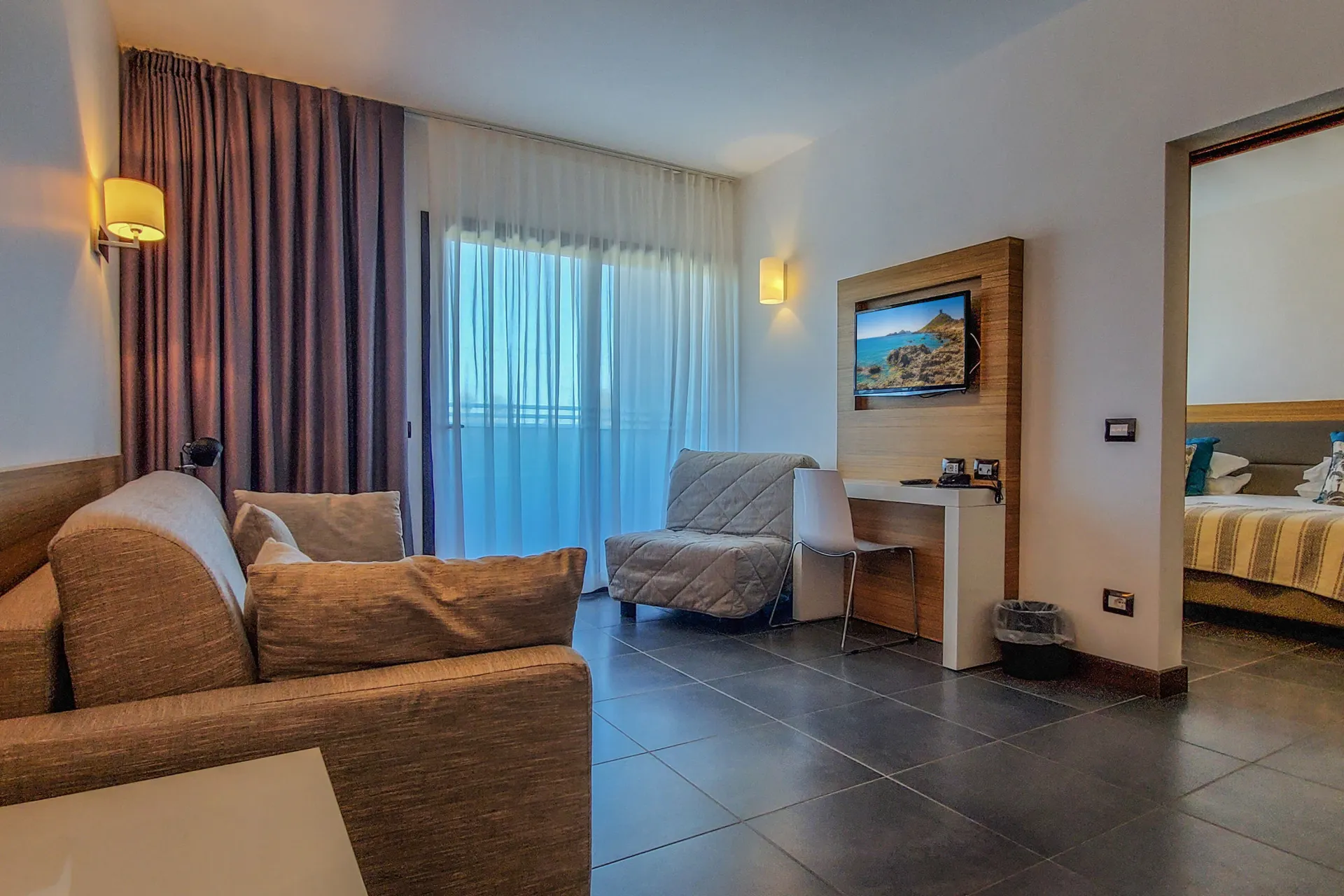 Hotel San Lucianu - Suite Meerblick