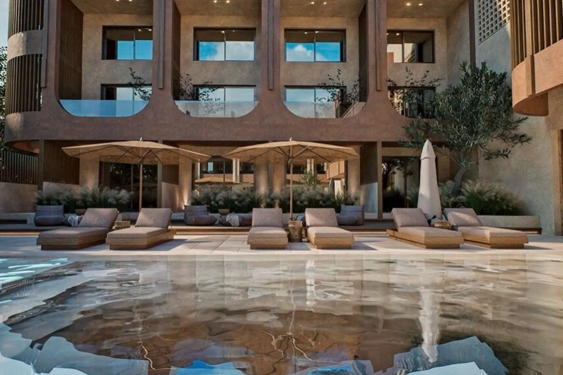 Aethra Hotel & Suites - Doppelzimmer Deluxe mit Poolzugang