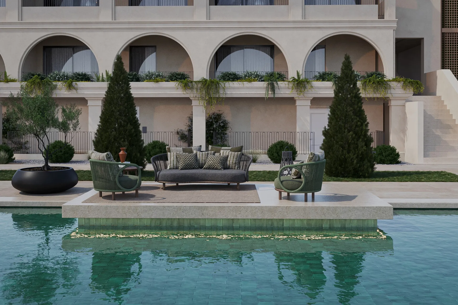 Suite seitlicher Meerblick mit Jacuzzi