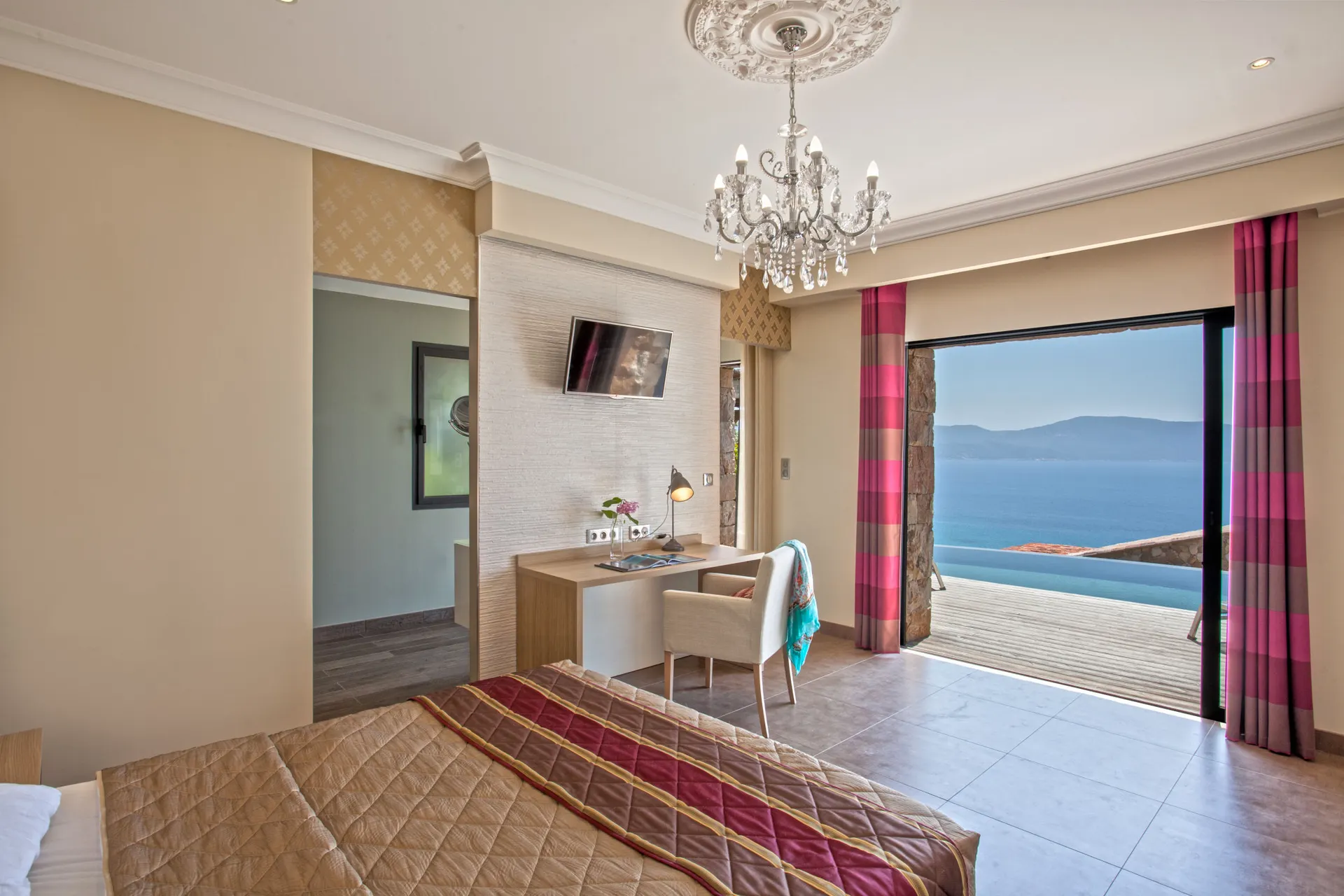 Ferienhaus Domaine de Arcobiato - Villa Meerblick