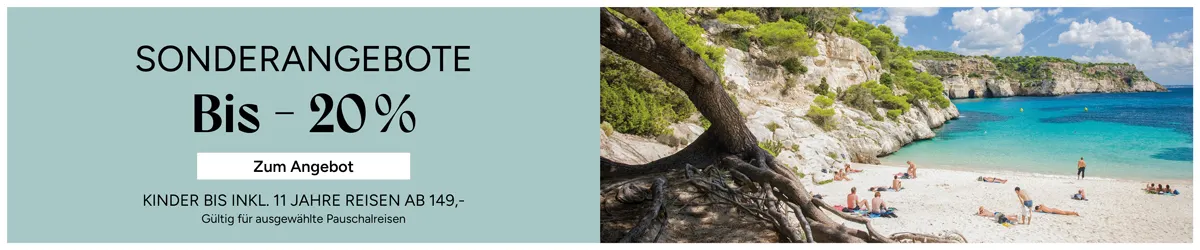 Menorca Sonderangebote