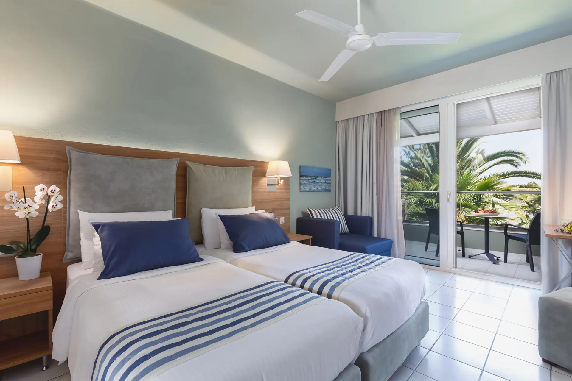 Acharavi Beach Hotel - Doppelzimmer Gartenblick