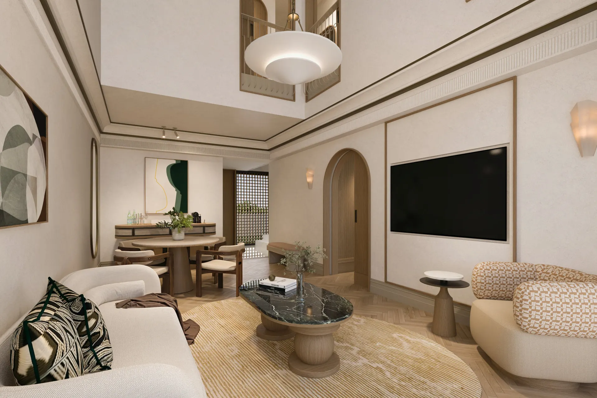 2-Zimmer Villa Gartenblick mit Privatpool