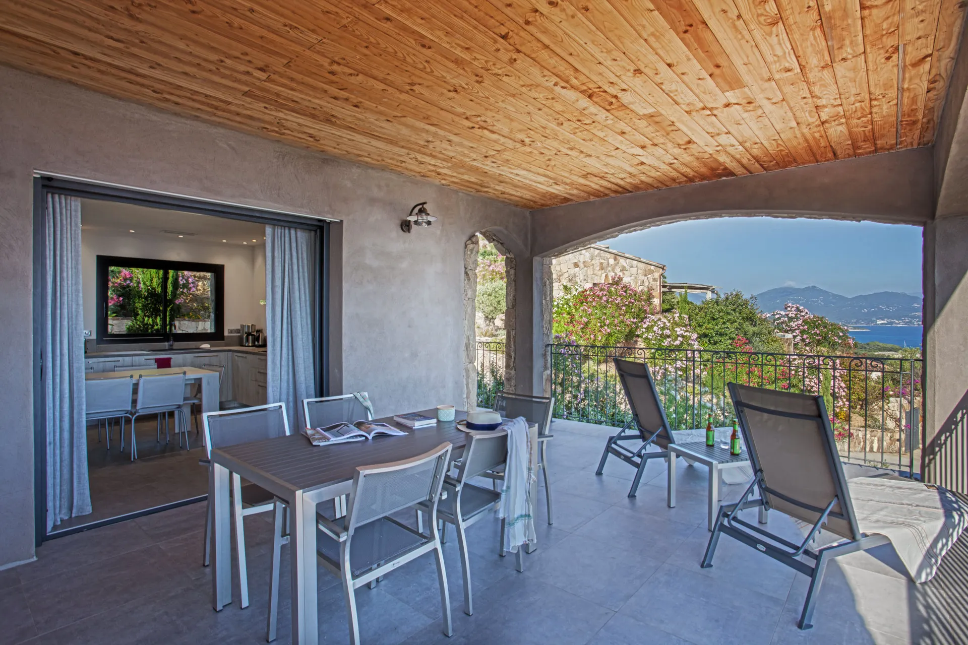 Ferienhaus Domaine de Arcobiato - Appartment Meerblick