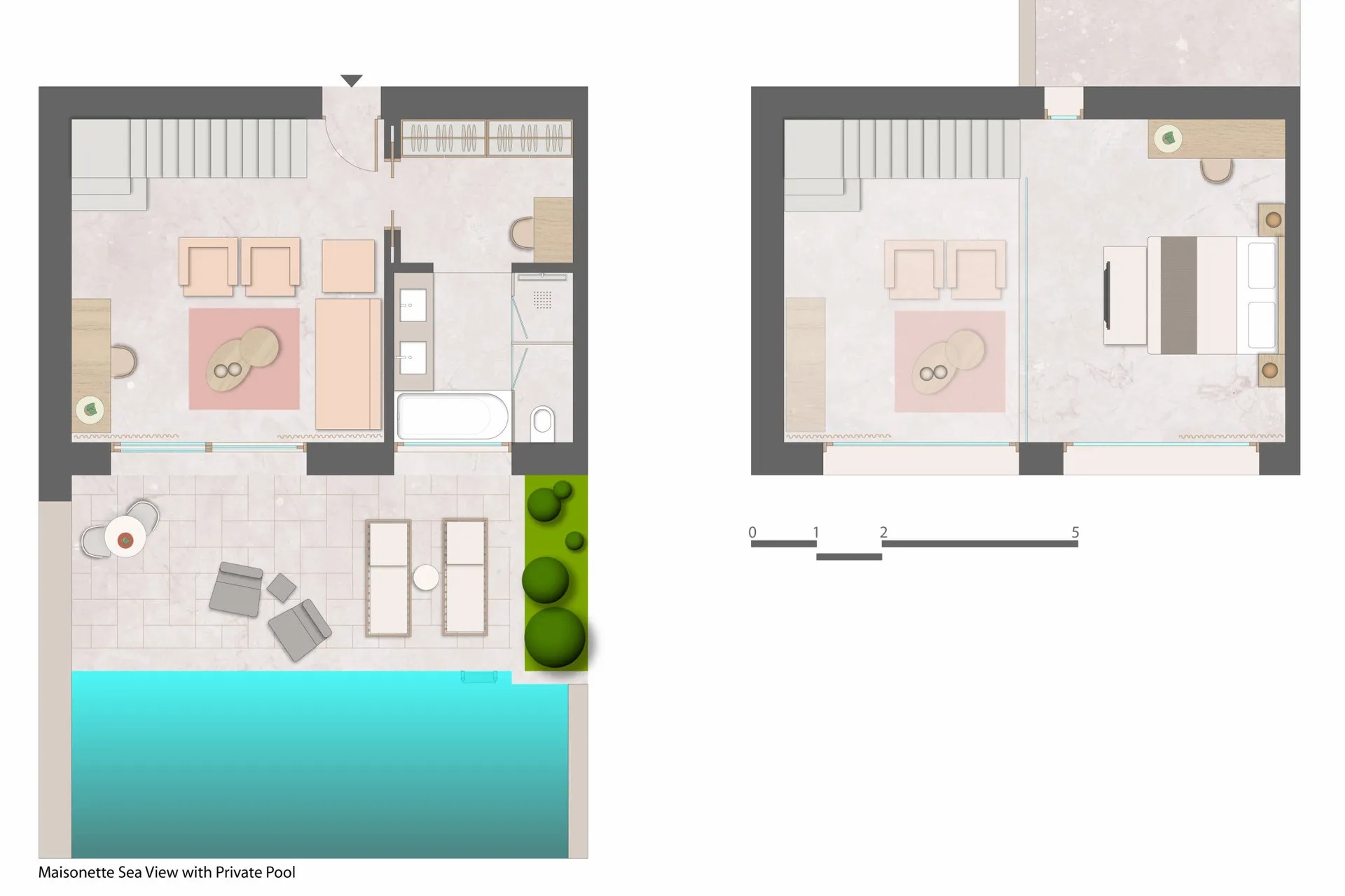 Elix, MarBella Collection - Suite Maisonette Privatpool