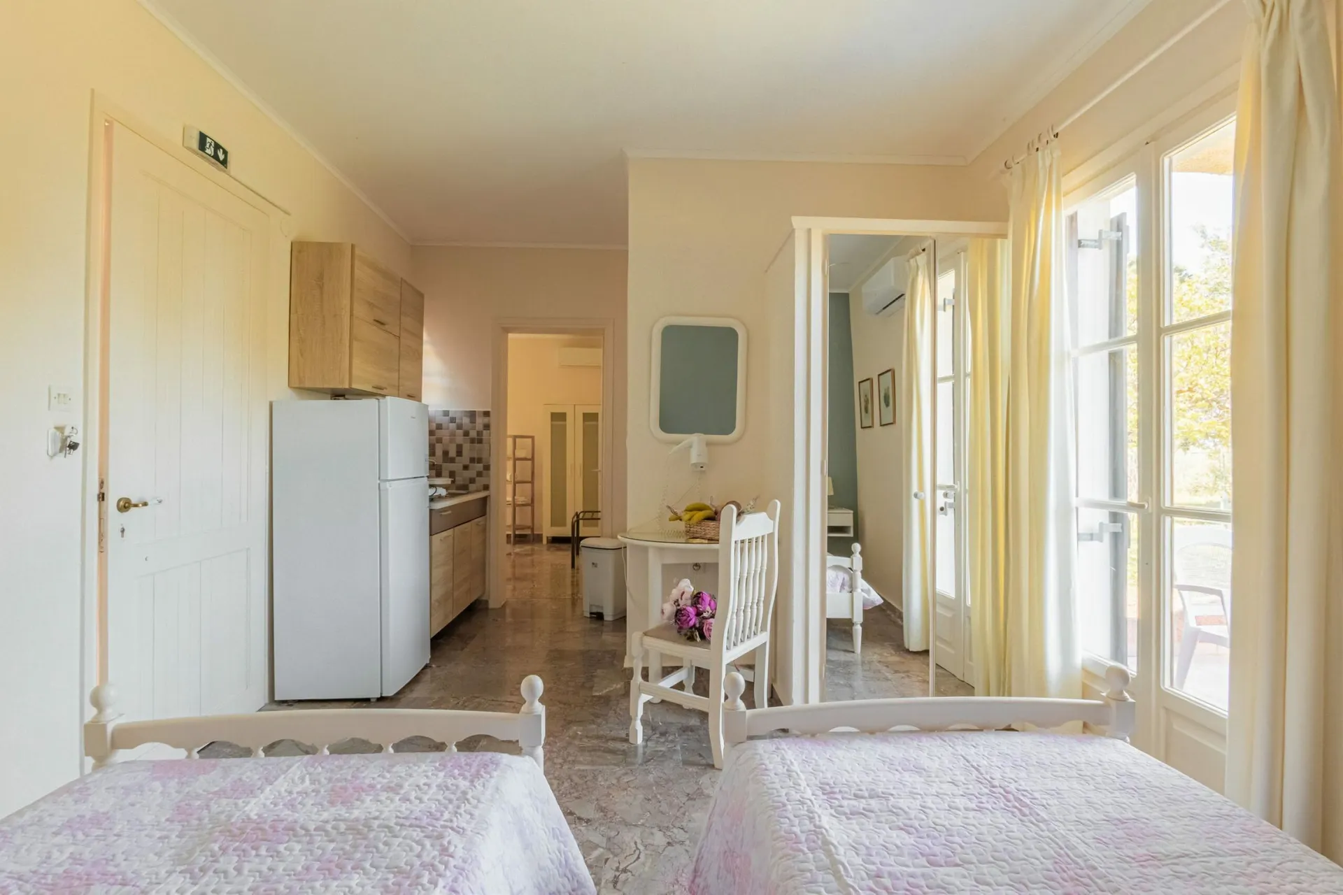 Familien Apartment Gartenblick