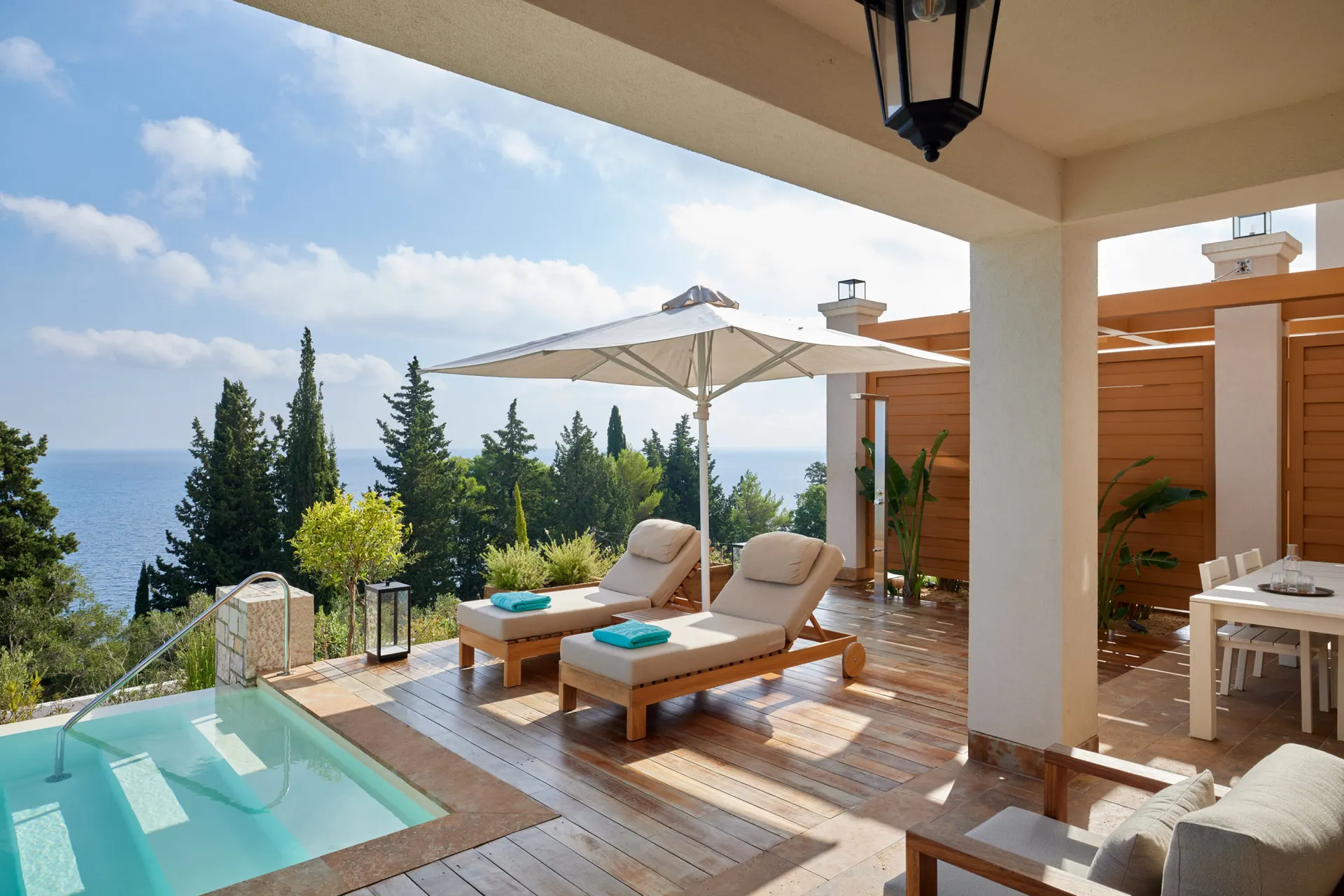 Angsana Corfu Resort & Spa - Villa Privatpool Meerblick (2 Schla