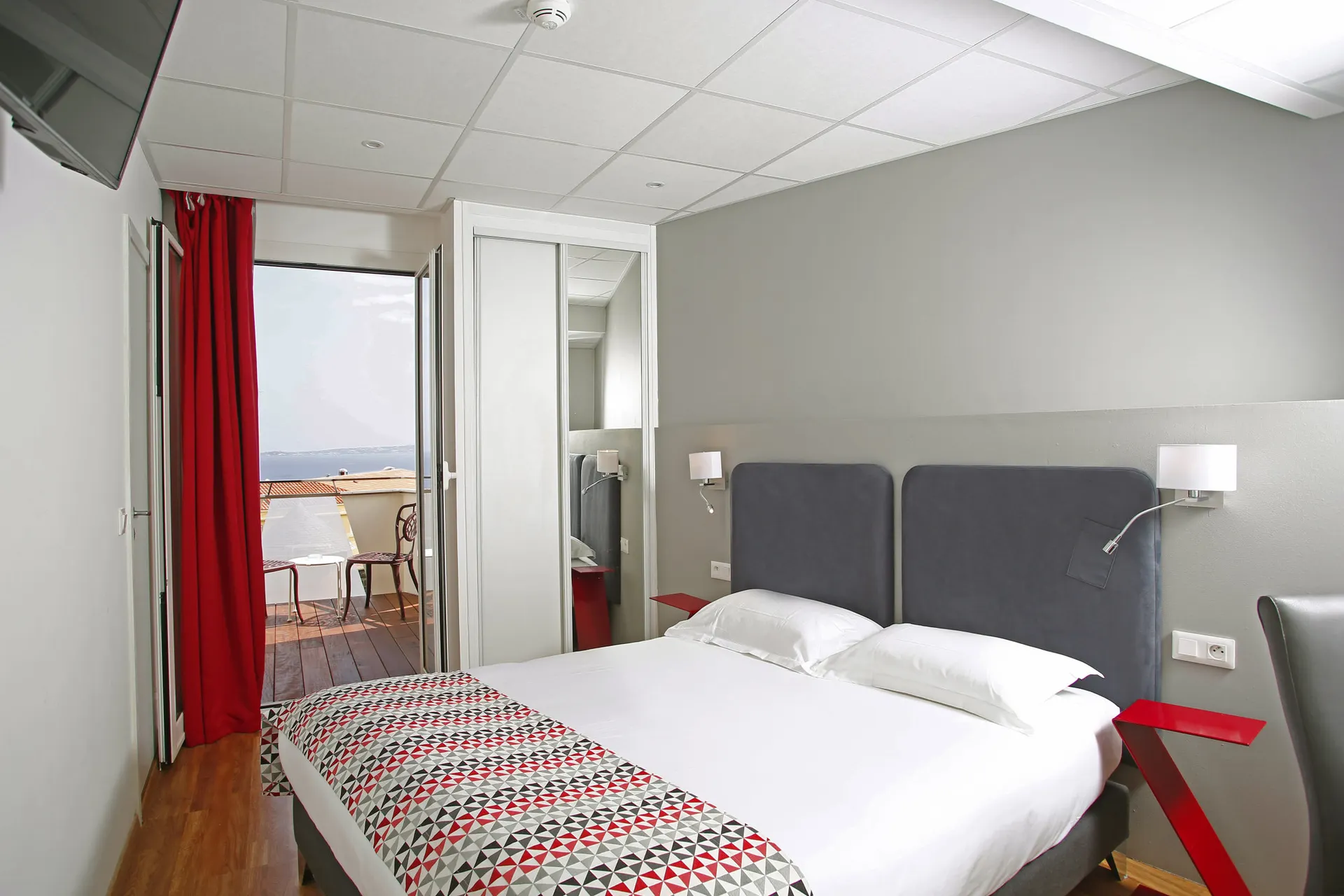 Hotel Méditerranée - Doppelzimmer Petite Meerblick